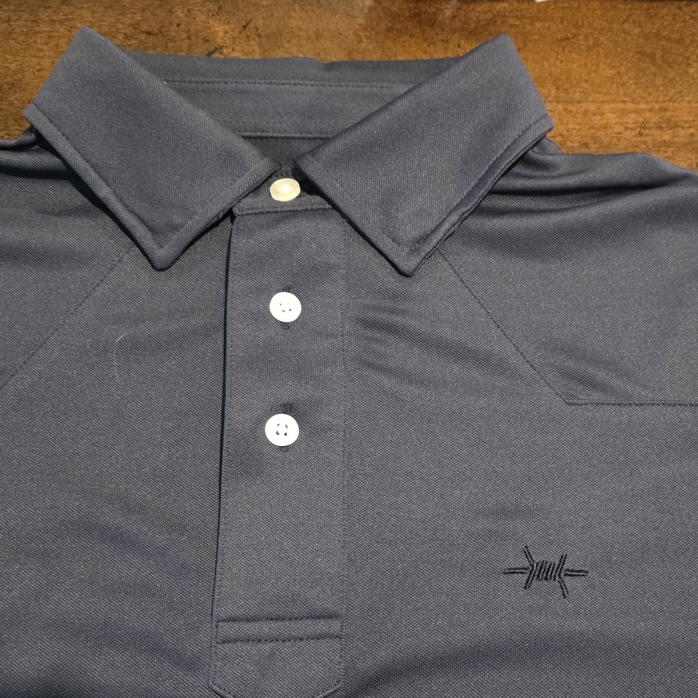 Texas Standard Midnight Blue Polo Shirt Size L
